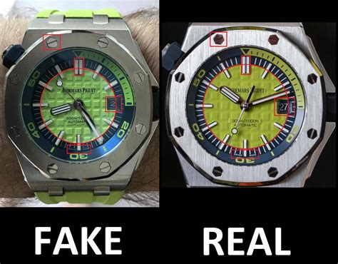 real vs fake ap watch|false audemars piguet.